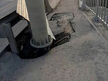 Отремонтированный путепровод Юбилейный в Костроме уже успел снова сломаться