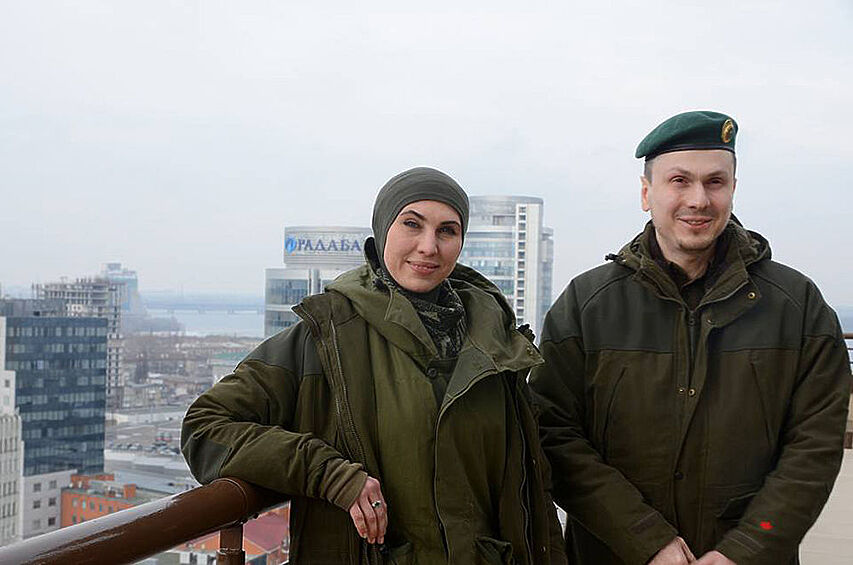  Осмаев и Окуева принимали участие в «антитеррористической операции» в Донбассе в составе добровольческих батальонов 