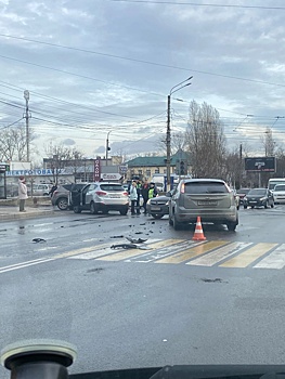В Курске в ДТП ранен пассажир автомобиля Hyundai