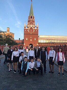 Ученики кадетского класса школы № 1324 побывали в Кремлевском дворце