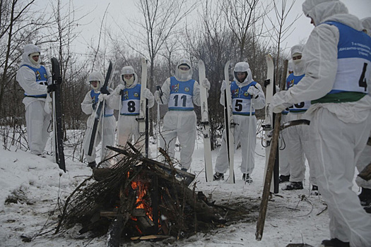 Десантники из Новороссийска в ходе комбинированного марш-броска впервые преодолели часть дистанции на лыжах