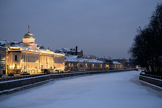 На участке набережной Фонтанки обновили освещение