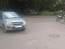 В Рязани на улице Пирогова сбили мотоциклиста