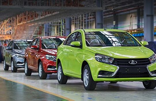 Выпуск LADA Vesta приостановлен