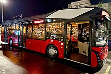 В Сочи на линию вышли новогодние "Автобусы желаний"