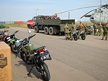 Волгоградцы отправили землякам на передовой мототехнику