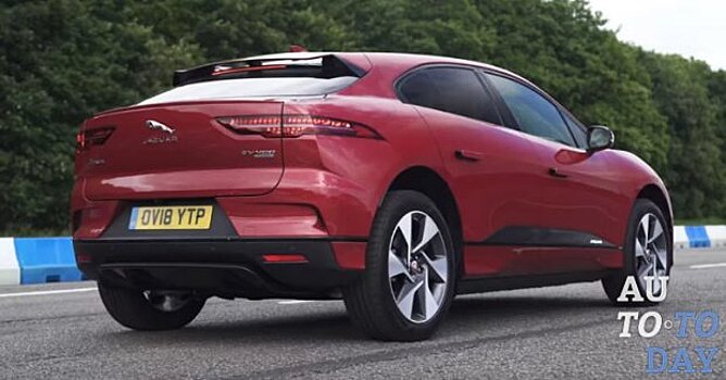Новая Jaguar I-Pace сразился с Tesla Model X на треке