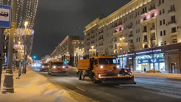 Специалисты провели очередное прометание улично-дорожной сети Москвы