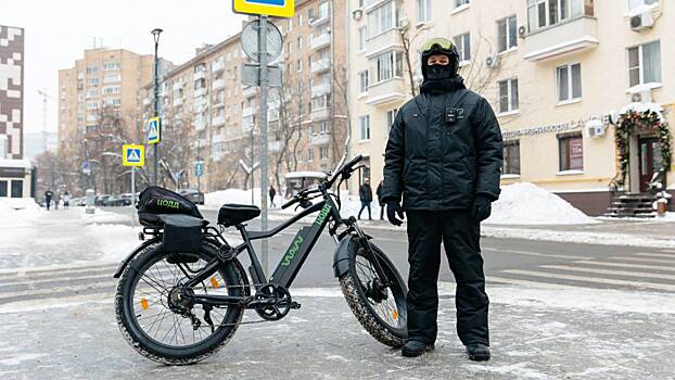 В столице заработал зимний велопатруль