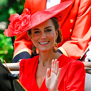 Кейт Миддлтон надела свой самый смелый наряд на открытие скачек Royal Ascot