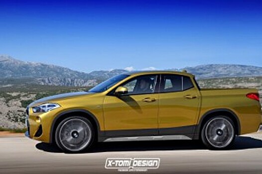 Независимые дизайнеры представили новый BMW X2 в кузовах кабриолет и пикап