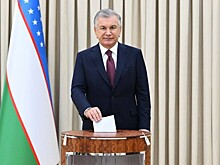 Мирзиеев проголосовал на выборах президента Узбекистана