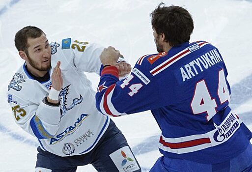 Против хоккейного «Сокола» сегодня выйдет на лед скандальный тафгай из Казахстана