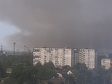 Кривой Рог в Днепропетровской области затянуло дымом от пожара на коксохимзаводе