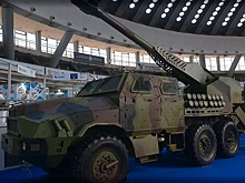 Уникальную колесную 203-мм самоходку впервые показали на выставке "Партнер 2025"