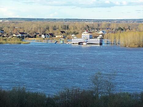 Вода в Вятке поднялась ещё на 38 сантиметров