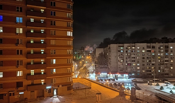 В Волгограде локализован пожар на площади 1500 квадратных метров