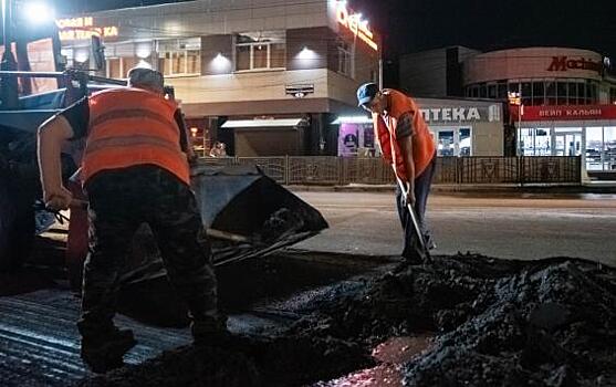 На Льговском повороте в Курске начали обновление дорожного покрытия