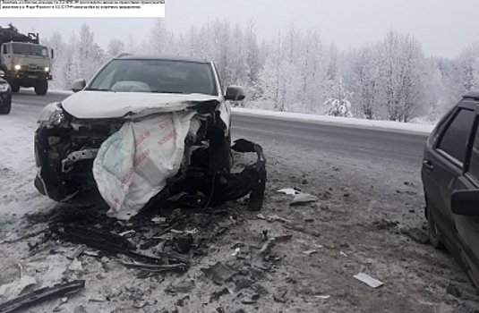 На федеральной трассе легковушка разбилась о мощную фуру