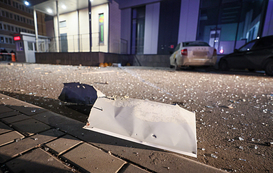 В Подольске обломки БПЛА повредили дома и автомобили