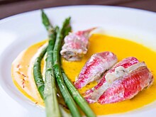 Салат с курицей и грейпфрутом