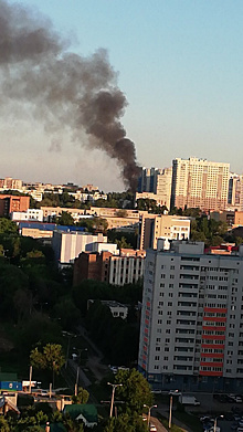 В Самаре случился крупный пожар