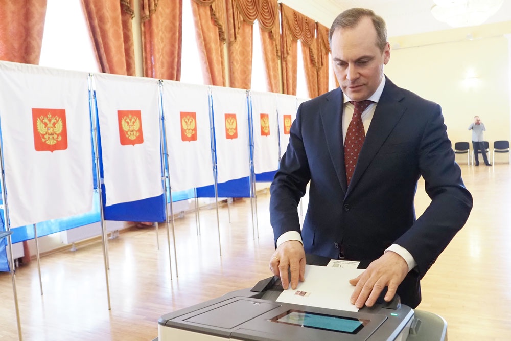 Глава Мордовии отдал свой голос на выборах президента России