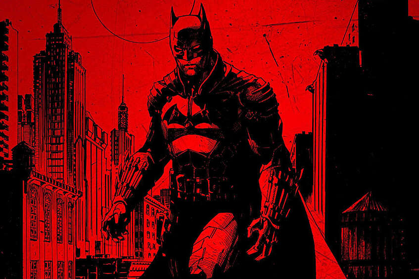 Постер к фильму «Бэтмен» (2022).