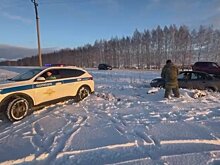 В Лунинском районе женщине помогли выбраться из снежного плена