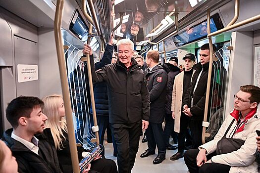 Собянин: Подвижной состав столичного метро на 75% состоит из поездов современного поколения