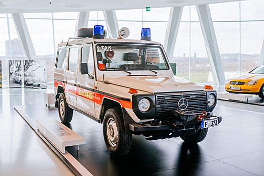 Посмотрите на «Гелендеваген» немецких спасателей из музея Mercedes-Benz