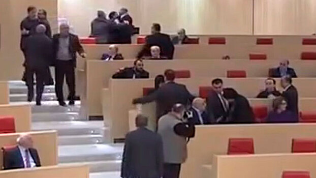Депутаты в Грузии подрались во время обсуждения итогов выборов: видео
