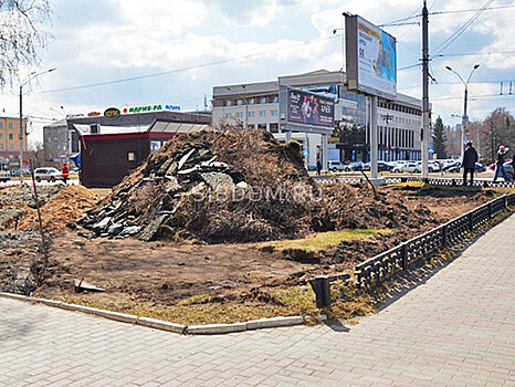 В Барнауле благоустраивают новые скверы