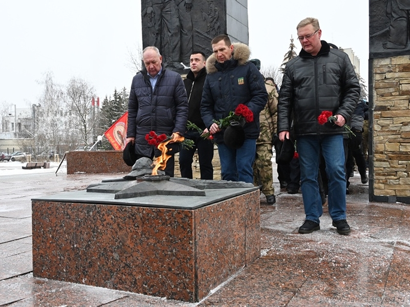 В Пензе почтили память советских воинов, погибших в Афганистане