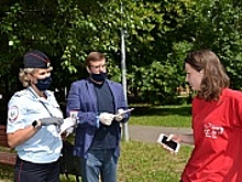 Полиция и член Общественного совета провели профилактическую акцию в районе Старое Крюково