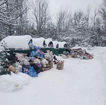 Завершение уборки контейнерных площадок откладывается