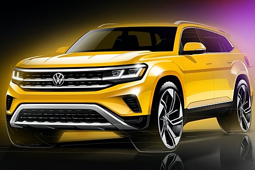 Раскрыта внешность обновленного Volkswagen Teramont