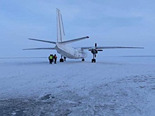 На Ямале Ан-24 с пассажирами выкатился за пределы взлетно-посадочной полосы