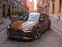 Audi RS6 Avant с коричневым оттенком кузова Ipanema
