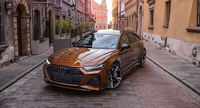 Audi RS6 Avant с коричневым оттенком кузова Ipanema