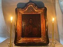 Старинную икону с ликом Христа продают в Новосибирске за миллион рублей