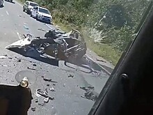 Ужасающая автокатастрофа в Приморье: от легковушки почти ничего не осталось