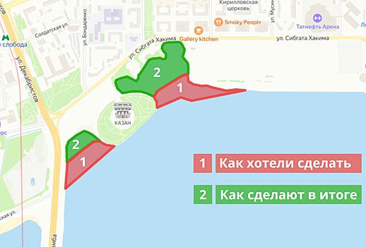 Схема: как засыплют Казанку у Чаши