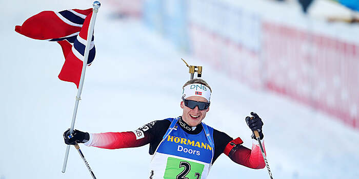 Чемпионат мира-2021 по биатлону. Сингл-микст. Норвежцы были быстрейшими на лыжне, россияне показали 10-й ход