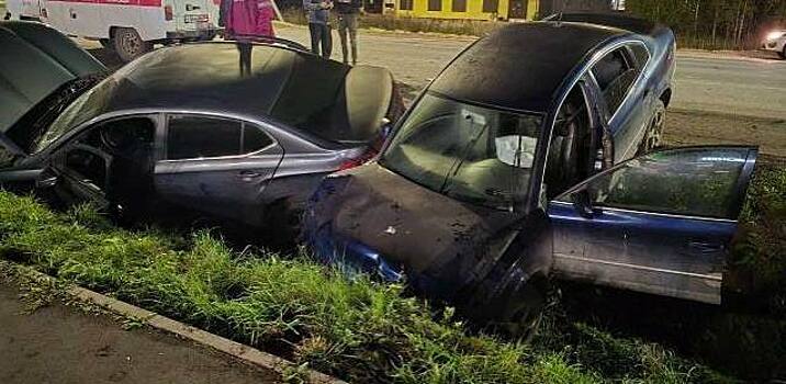 В Котельничском районе пьяный водитель на «Ситроен» утащил «Фольксваген» в кювет