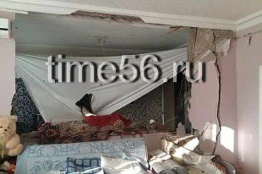 В Новотроицке из-за взрыва паров самогона обрушилась стена в доме