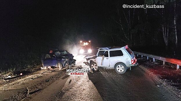 Водитель погиб в лобовом ДТП на окраине Кемерова