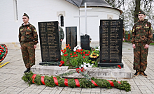 Памятную стелу «Населенный пункт воинской доблести» заложили в селе Каменском Наро‐Фоминского городского округа