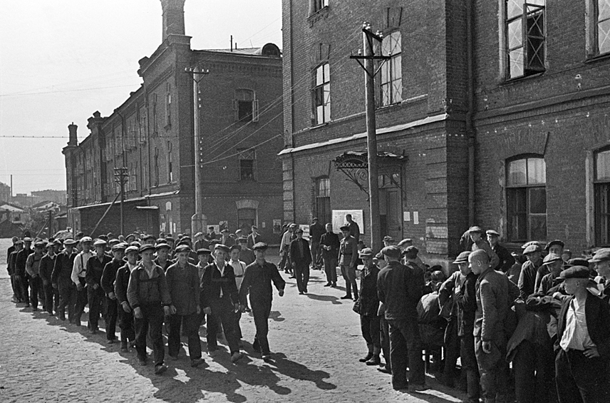 Мобилизация. Новобранцы. Москва, 23 июня 1941 года