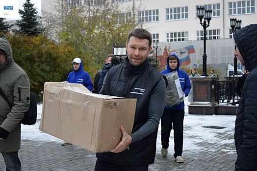 Депутат Вихарев помог Ирбиту отправить на СВО фуру гуманитарной помощи